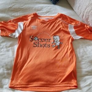 Kids SOCCER SHOTS Jersey sports uniform L large 8